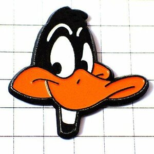 ピンバッジ・ダフィーダック黒い鳥ワーナー漫画アニメ DAFFY-DUCK WARNER◆フランス限定ピンズ◆レアなヴィンテージものピンバッチ