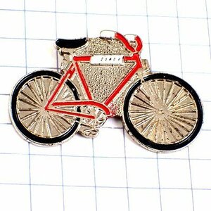 ピンバッジ・赤い自転車レース仕様◆フランス限定ピンズ◆レアなヴィンテージものピンバッチ