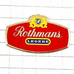 ピンバッジ・ロスマンズ煙草たばこラベル赤タバコ ROTHMANS◆フランス限定ピンズ◆レアなヴィンテージものピンバッチ