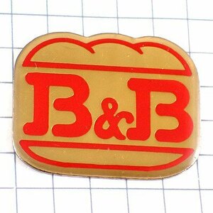 ピンバッジ・Ｂ＆Ｂ赤いアルファベット◆フランス限定ピンズ◆レアなヴィンテージものピンバッチ