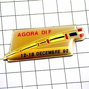 ピンバッジ・アゴラ1992年の12月12から18日◆フランス限定ピンズ◆レアなヴィンテージものピンバッチ