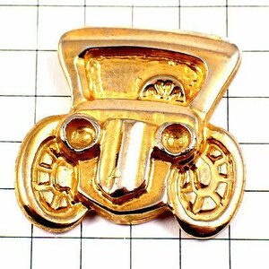  pin badge * antique car car front gold color Gold regular surface * France limitation pin z* rare . Vintage thing pin bachi