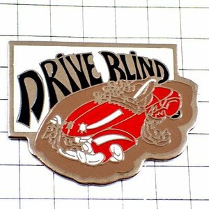  pin badge * Drive red open car car * France limitation pin z* rare . Vintage thing pin bachi