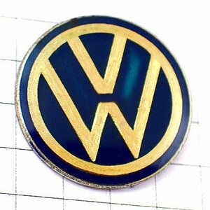 ピンバッジ・フォルクスワーゲンVW丸ロゴ車◆フランス限定ピンズ◆レアなヴィンテージものピンバッチ