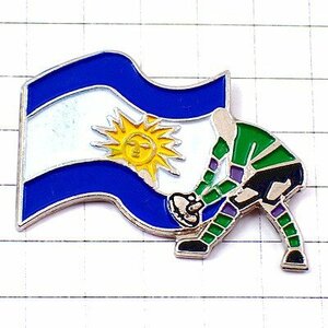 ピンバッジ・アルゼンチン国旗ラグビー選手ワールドカップ世界大会 RUGBY WORLD CUP 1989 ARGENTINA◆フランス限定ピンズ