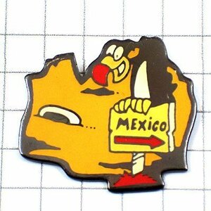 ピンバッジ・メキシコの方角コンドル鳥アメリカ荒涼とした大地◆フランス限定ピンズ◆レアなヴィンテージものピンバッチ