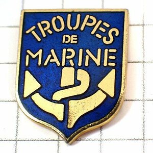 ピンバッジ・錨イカリ海軍の紋章フランス軍マリン◆フランス限定ピンズ◆レアなヴィンテージものピンバッチ