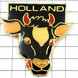 ピンバッジ・オランダのウシ牛◆フランス限定ピンズ◆レアなヴィンテージものピンバッチ