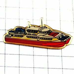 ピンバッジ・フェリーボート大型客船◆フランス限定ピンズ◆レアなヴィンテージものピンバッチ