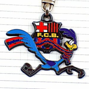 キーホルダー・サッカークラブFC選手バルセロナ紋章ロードランナー鳥 FCB BARCELONA SPAIN ROAD-RUNNER◆フランス限定ポルトクレ