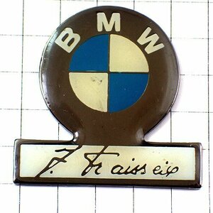  значок *BMW Be M / Logo Mark машина эмблема 2 колесо мотоцикл BMW* Франция ограничение булавка z* редкость . Vintage было использовано булавка bachi
