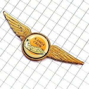  pin badge * airplane Pilot wing Kanga. Crew . collection member Australia aviation * France limitation pin z* rare . Vintage thing pin bachi