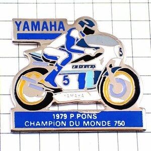  значок * Yamaha YAMAHAnana рукоятка 2 колесо мотоцикл 5 номер * Франция ограничение булавка z* редкость . Vintage было использовано булавка bachi