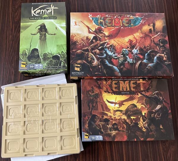 Kemet board game +6 expansions +upgrades