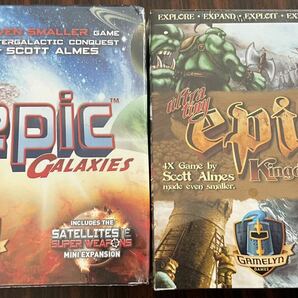 2 board game set: Ultra Tiny Epic Kingdoms Ultra Tiny Epic Galaxies 