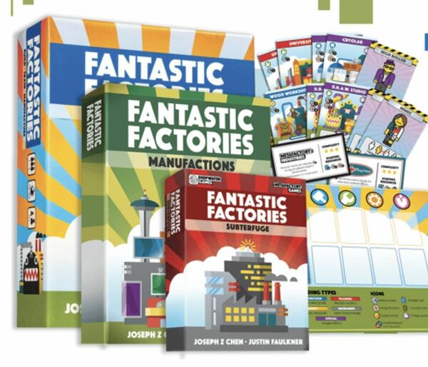 ファンタスティック・ファクトリー　ボードゲーム キックスターター版 Fantastic Factories board game Kickstarter All-in Pledge