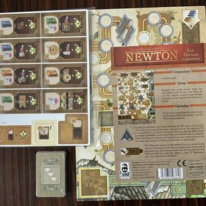 ニュートン：偉大なる発見 プロモ　３点セット Newton board game 2 promo + New Horizon expansion. 