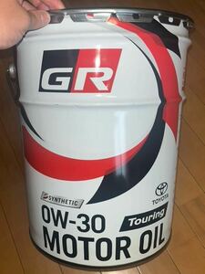 GRエンジンオイル0W-30　空ペール缶