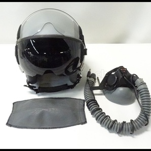 東京)米軍実物/HGU-55/P フライトヘルメット サイズXL＆MBU-20/P酸素マスク一式の画像1