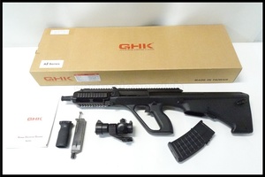 東京)GHK ステアAUG　A3　ガスブローバック　ドットサイト　フォアグリップ付