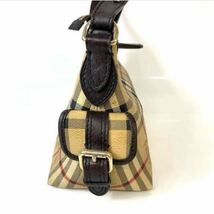 BURBERRY バーバリー ノバチェック柄 ハンドバッグ レディース ブランド_画像3