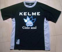 美品☆KELME（ケレメ）★メンズ☆DRY半袖Tシャツ☆KC21550S★サイズM（身長165-170、胸囲88-94ｃｍ）☆黒／グレーです★ポリエステル100％_画像1