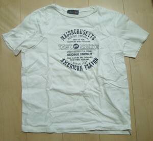 USED★EASTBOYイーストボーイ☆レディス☆半袖Tシャツ☆白☆サイズ９号☆素材は綿100%☆