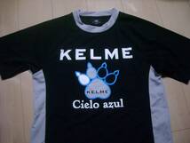 美品☆KELME（ケレメ）★メンズ☆DRY半袖Tシャツ☆KC21550S★サイズM（身長165-170、胸囲88-94ｃｍ）☆黒／グレーです★ポリエステル100％_画像2