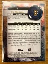 25枚限定 Ted Williams Topps Gold Label Baseball 2022 Base Tier 3 Red Parallel 22/25 テッドウィリアムズ レッドソックス MLB Redsox_画像2