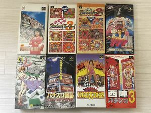 #Nintendo Super Famicom SFC soft 8 point together pachinko slot instructions / box attaching nintendo operation not yet verification 