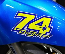 MotoGP 74 Daijiro ＋ 加藤大治郎 ステッカー デカール_画像2