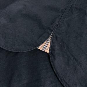 バーバリーブラックレーベル 半袖 プルオーバー シャツ 黒 ノバチェック ホースの画像7