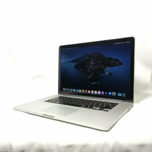 ★1円スタート☆液晶綺麗☆ MacBookPro A1398 (Corei7-3720QM/メモリ16GB/SSD512GB/15.4Retina/ドライブレス/OS:Catalina/英字)5022MBP