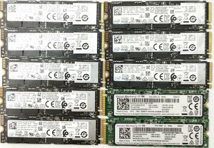 １円～【CD info正常・動作品】 intel SSDPEKKF256G8L M.2 NVMe SSD Gen1.3 256GB 他 10枚セット(256GB/NVMe/M.2/Gen1.3/2280)SSD007