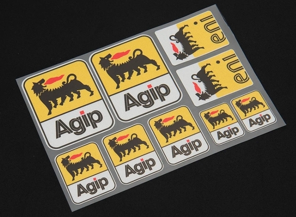 ☆★ Agip & eni アジップ ステッカー 反射ステッカー Goodなステッカーだよ♪ バイク＆車＆ヘルメット ぺたぺたしてね♪ 送料無料 ★☆