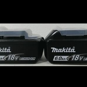 未使用　送料無料　makita マキタ マキタ18V 純正品 リチウムイオンバッテリー　BL1860B 18v 6.0ah 雪マーク　残量表示　2個セット