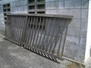  aluminium fence used high class aluminium shipping un- possible direct pickup 