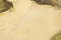 5926 リトグラフ ベルナール・シャロワ　ピンクのブレスレットII 87cm x70cm 207250 女性画 フランス_画像4