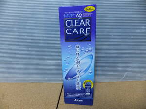 AOseptoe-o-septo прозрачный уход 360ml 1 шт. мягкие контактные линзы для специальный ti spo cup есть дезинфекция жидкость жидкость для мытья Alcon AOSEPT CLEAR CARE