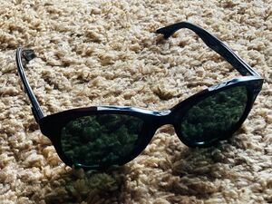 希少美品 レイバン 純正 偏光 サングラス RB4203 ポラライズド スモークレンズ Ray Ban ブラック レディース 女性