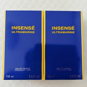 ジバンシー ウルトラマリン オードトワレ 100ml×2個 男性用 香水 EDT GIVENCHY INSENSE