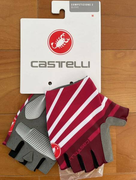 新品　Castelli カステリ　COMPETIZIONE 2　指切りグローブ　Mサイズ　送料無料