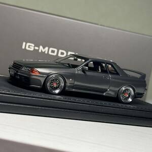 イグニッションモデル1/43 日産R32 GTR S-tune ガンメタリックBBSLM