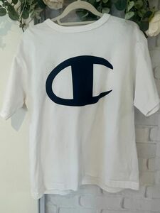 チャンピオン　デカロゴ　　M Tシャツ　メンズ　ホワイト