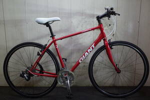 人気現行美品！GIANT ESCAPE R3 700C アルミ 24速 500mm RED クロスバイク