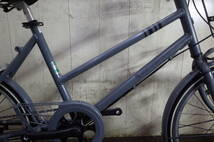 人気美品！ブリヂストン MarkRosa M7 MRK07T 20型　アルミ シマノ7速 AUTO LED仕様 minivelo　GREY_画像10