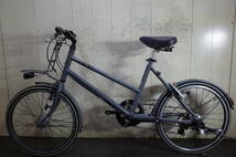 人気美品！ブリヂストン MarkRosa M7 MRK07T 20型　アルミ シマノ7速 AUTO LED仕様 minivelo　GREY_画像2