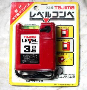 タジマ　Tajima　レベルコンベ　3.5m　水平器＋コンパス＋巻尺