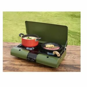  new goods * Iwatani Flat twin S cassette gas-stove top BBQ portable cooking stove CB-TBG-2-OL* barbecue grill / camp / outdoor / disaster prevention 