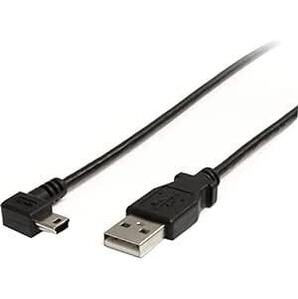 StarTech.com 91cm ミニUSB変換ケーブル miniUSB右向きL型ケーブル USB A端子 オス - USB mの画像1